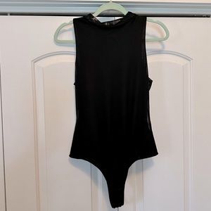 Women’s black bodysuit